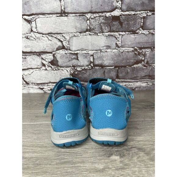 Merrell 61594 Blue Textile Synthetic Mesh Maryjane Strap Shoes Women 5M US/36EU - Picture 4 of 16